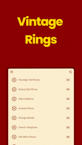 اسکرین شات 4 برنامه Old Ring Ringtone, Phone Rings