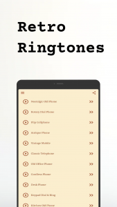 اسکرین شات برنامه Old Telephone Ringtones Sounds 4