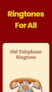 اسکرین شات 2 برنامه Old Ring Ringtone, Phone Rings