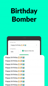 اسکرین شات 5 برنامه Text Repeater: Repeat Text 10K