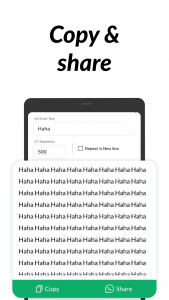 اسکرین شات برنامه Text Repeater: Repeat Text 10K 3