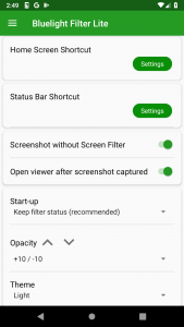 اسکرین شات برنامه Bluelight Filter Lite 8