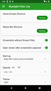 اسکرین شات 8 برنامه Bluelight Filter Lite
