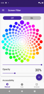 اسکرین شات 2 برنامه Screen Color Filter