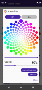 اسکرین شات 5 برنامه Screen Color Filter