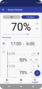 اسکرین شات 5 برنامه Auto Screen Dimmer