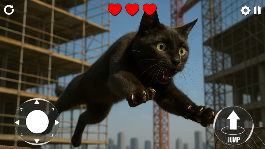 اسکرین شات 4 بازی Cat Parkour Game 3D Cat Games