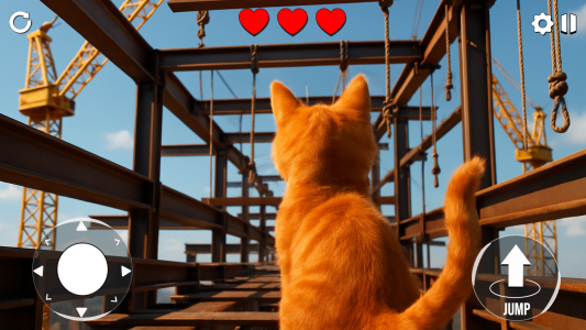 اسکرین شات 5 بازی Cat Parkour Game 3D Cat Games