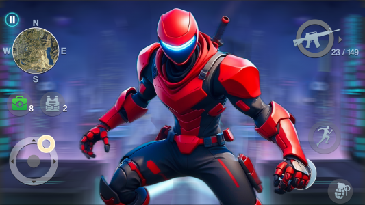 اسکرین شات بازی IRON NINJA Robot Adventures 1