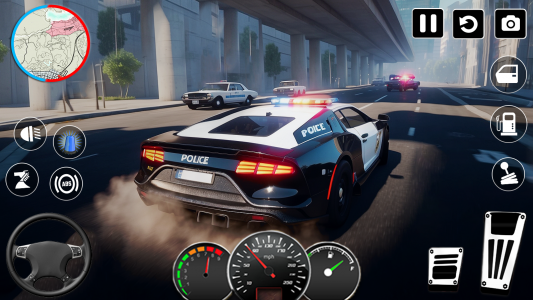 اسکرین شات بازی US Police Cop Car Sim 3D Game 3