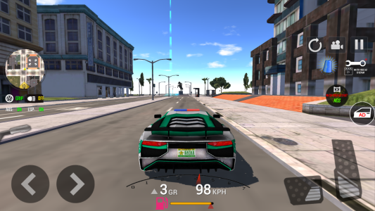 اسکرین شات 2 بازی US Police Cop Car Sim 3D Game