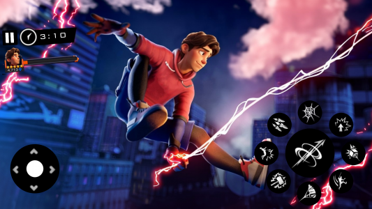 اسکرین شات بازی Spider Boy : Rope Hero Games 3