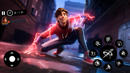 اسکرین شات بازی Spider Boy : Rope Hero Games 2