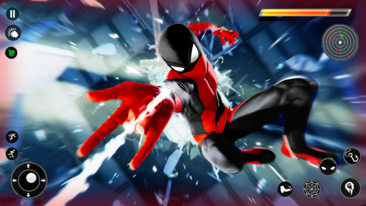 اسکرین شات بازی Spider Rope Hero - Flying Hero 1