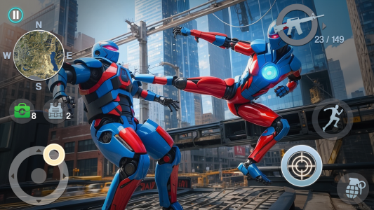 اسکرین شات 3 بازی Spider Rope Hero Crime City