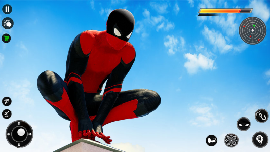 اسکرین شات برنامه Spider Rope Hero - Flying Hero 2