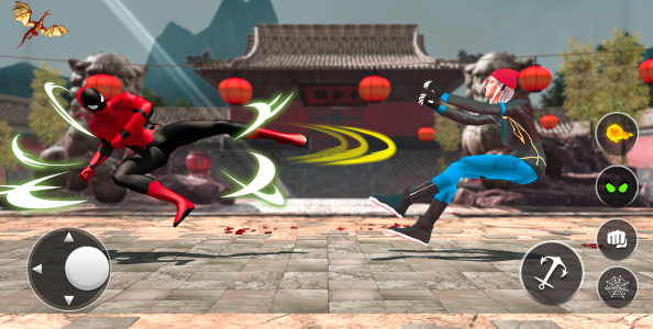 اسکرین شات بازی Spider Rope Hero Fighting Game 2