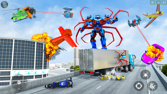 اسکرین شات بازی Spider Robot Game: Spider Hero 3