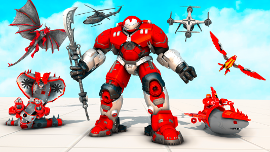اسکرین شات بازی Iron Robot Transformation Game 1