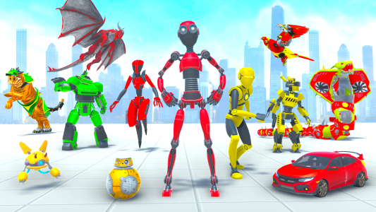 اسکرین شات بازی Iron Robot Transformation Game 1