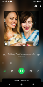 اسکرین شات برنامه Music Player - Hash Player 1