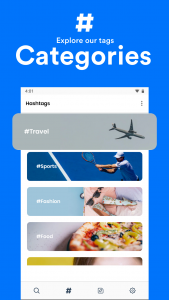 اسکرین شات 2 برنامه Hashtags for IG