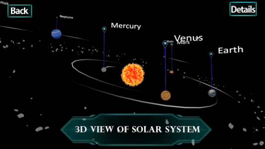 اسکرین شات برنامه Solar System 3D : Space View Planets 2