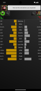 اسکرین شات برنامه Stats for Dota 2 4