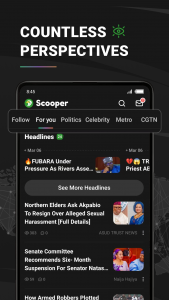 اسکرین شات برنامه Scooper News: Local To Global 1