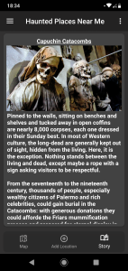 اسکرین شات 2 برنامه Haunted Places Near Me