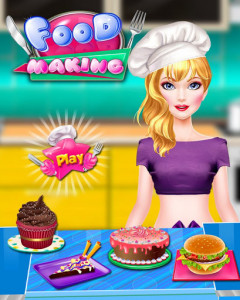 اسکرین شات 1 بازی Cooking Recipes - in The Kids Kitchen