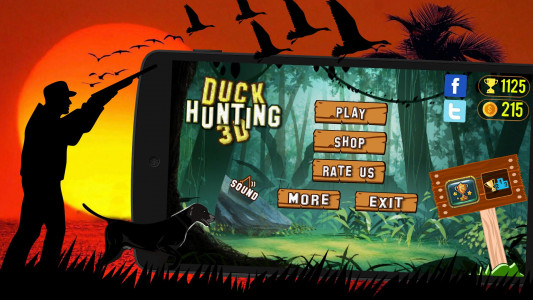 اسکرین شات بازی Duck Hunting 3D 1