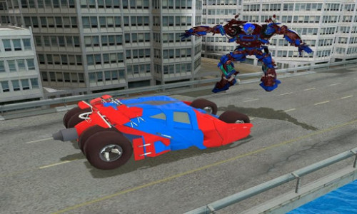 اسکرین شات بازی Police Robot Rescue Grand City - Superhero Mission 1