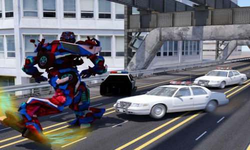 اسکرین شات بازی Police Robot Rescue Grand City - Superhero Mission 2