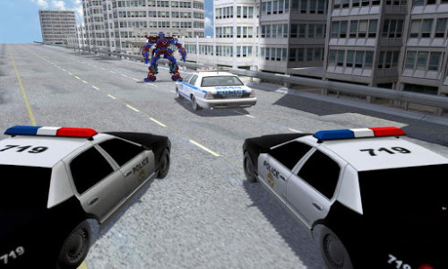 اسکرین شات بازی Police Robot Rescue Grand City - Superhero Mission 4