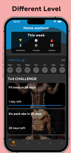 اسکرین شات برنامه Home Workouts - No equipment 4