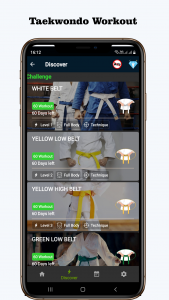 اسکرین شات 4 برنامه Taekwondo Workout At Home