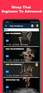 اسکرین شات برنامه Muay Thai Fitness & Workout 6