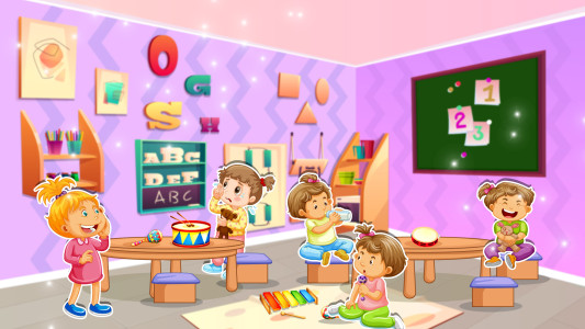 اسکرین شات 1 بازی Baby School Day Fun