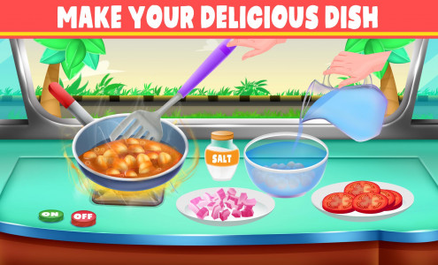 اسکرین شات بازی Indian Street Food Chef: Restaurant Cooking Games 2