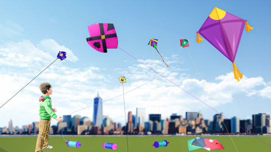 اسکرین شات 2 بازی Kite Flying Games Kite Game 3D