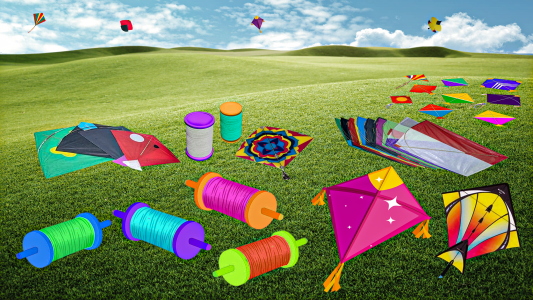 اسکرین شات 4 بازی Kite Flying Games Kite Game 3D