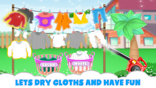 اسکرین شات 2 بازی Laundry Rush Washing Shop Game