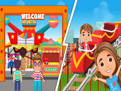 اسکرین شات 3 بازی Fun Town Amusement Park Life