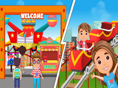 اسکرین شات بازی Town Amusement Park Life: Fun Pretend Games 3