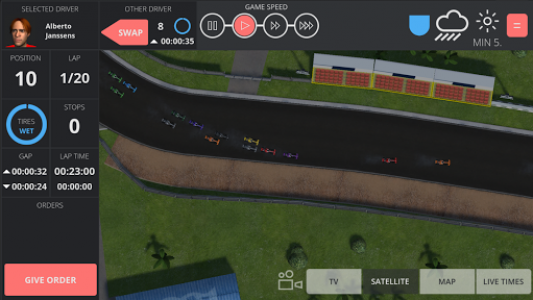 اسکرین شات بازی Team Order: Racing Manager (Race Management Games) 3