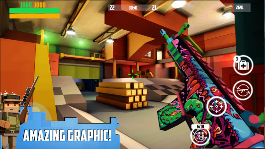اسکرین شات بازی Block Gun 3D: FPS Shooter PvP 2