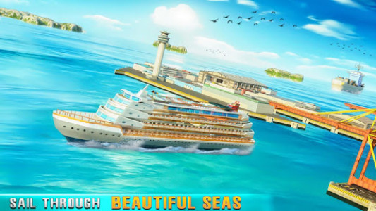 اسکرین شات برنامه Big Cruise Ship Sim 2021 3