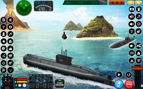اسکرین شات بازی Submarine Navy Warships battle 4
