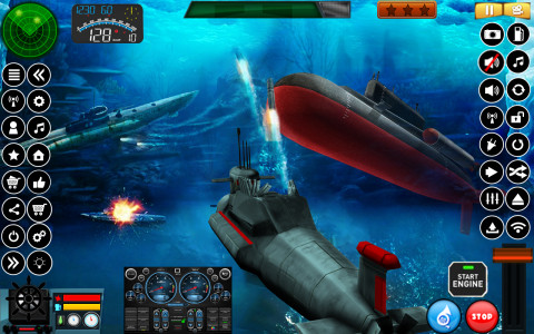اسکرین شات بازی Submarine Navy Warships battle 1
